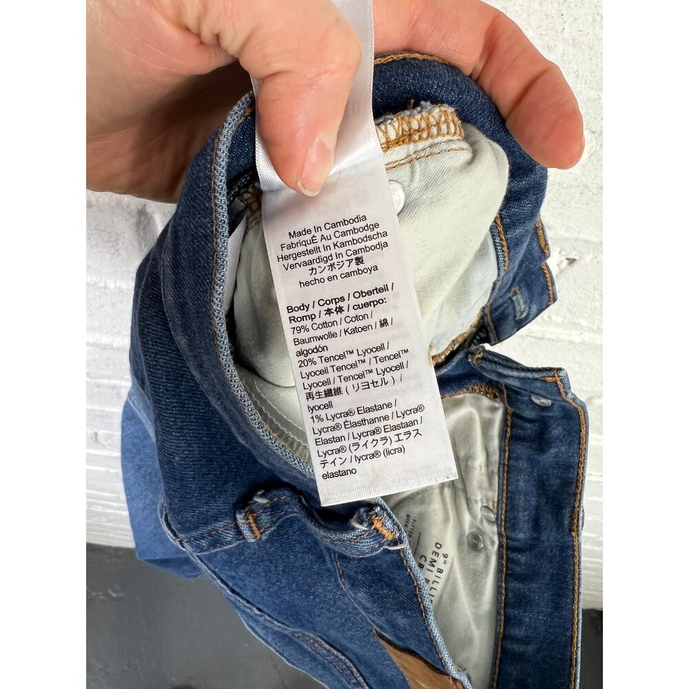 J. Crew Women's 9" Billie Demi-Bootcut Leg Cropped Jeans Denim Blue Size 24 - Picture 7 of 8